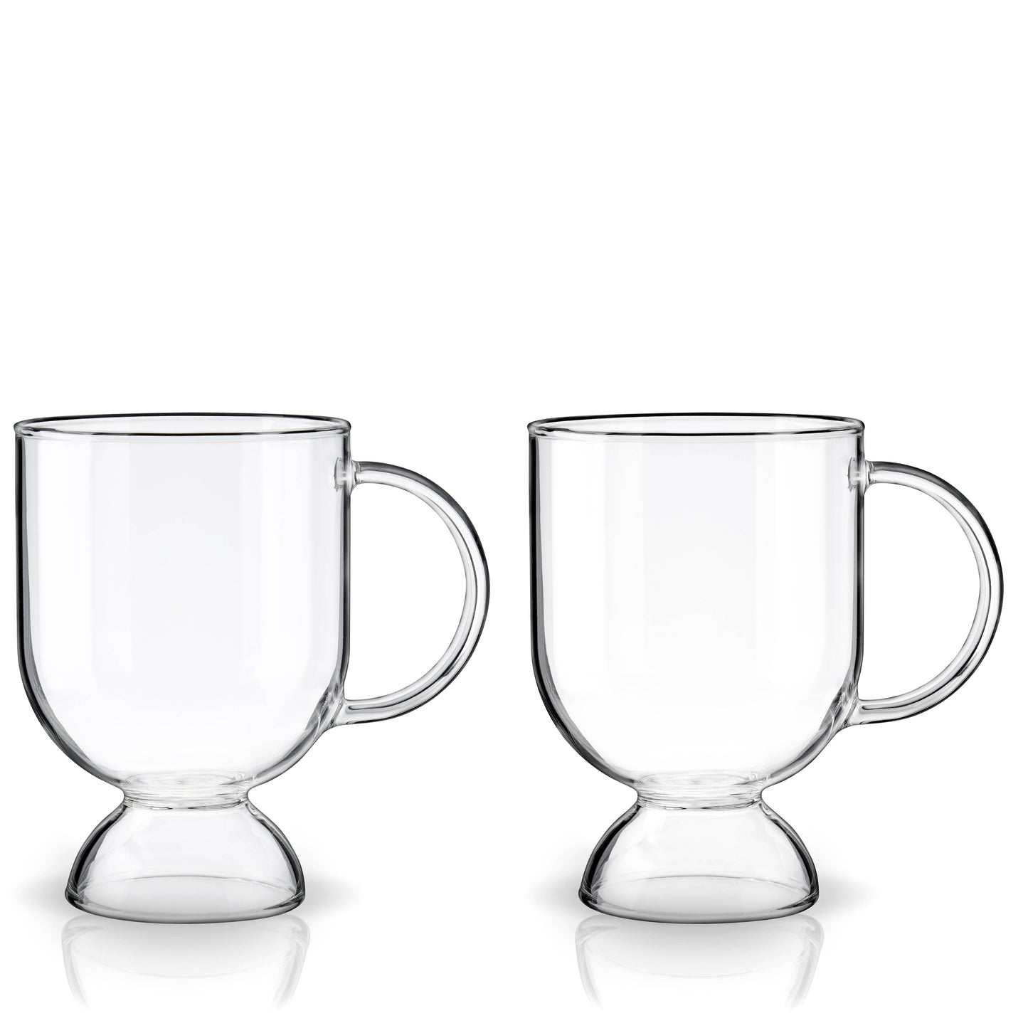 Raye™ Footed Glass Hot Toddy Mugs - Set of 2