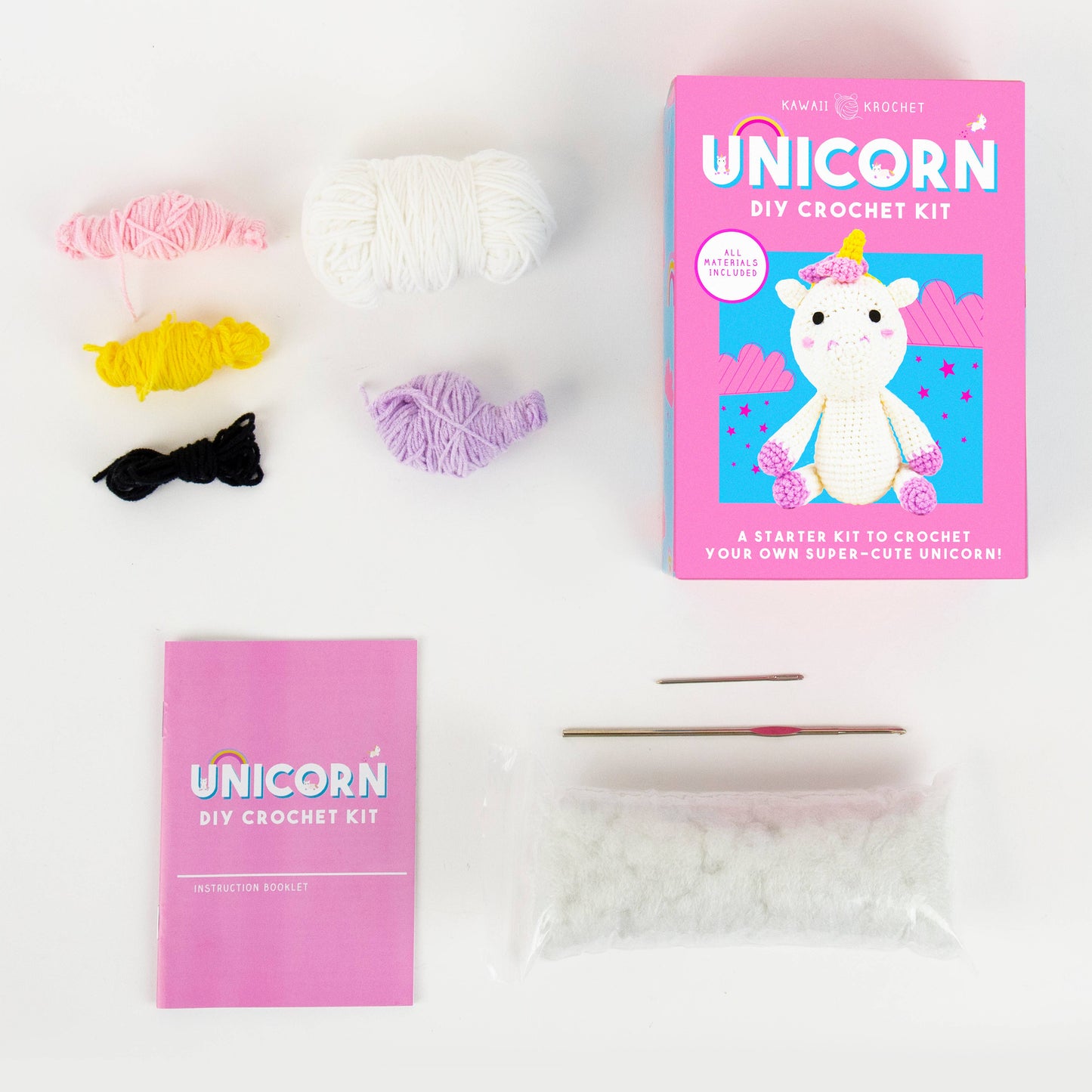 Cute Unicorn DIY Kawaii Crochet Kit