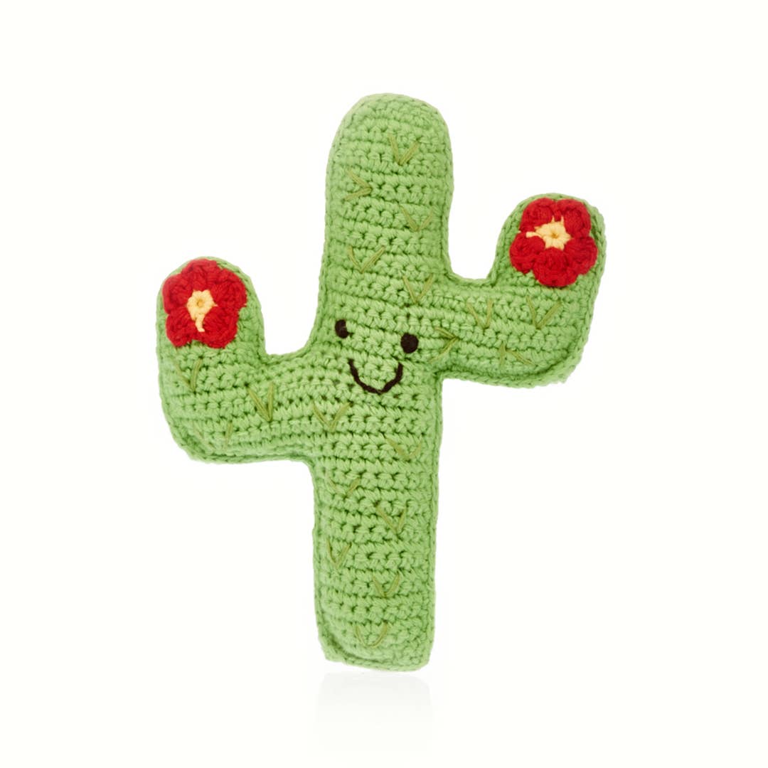 Stuffed Cactus Toy Rattle