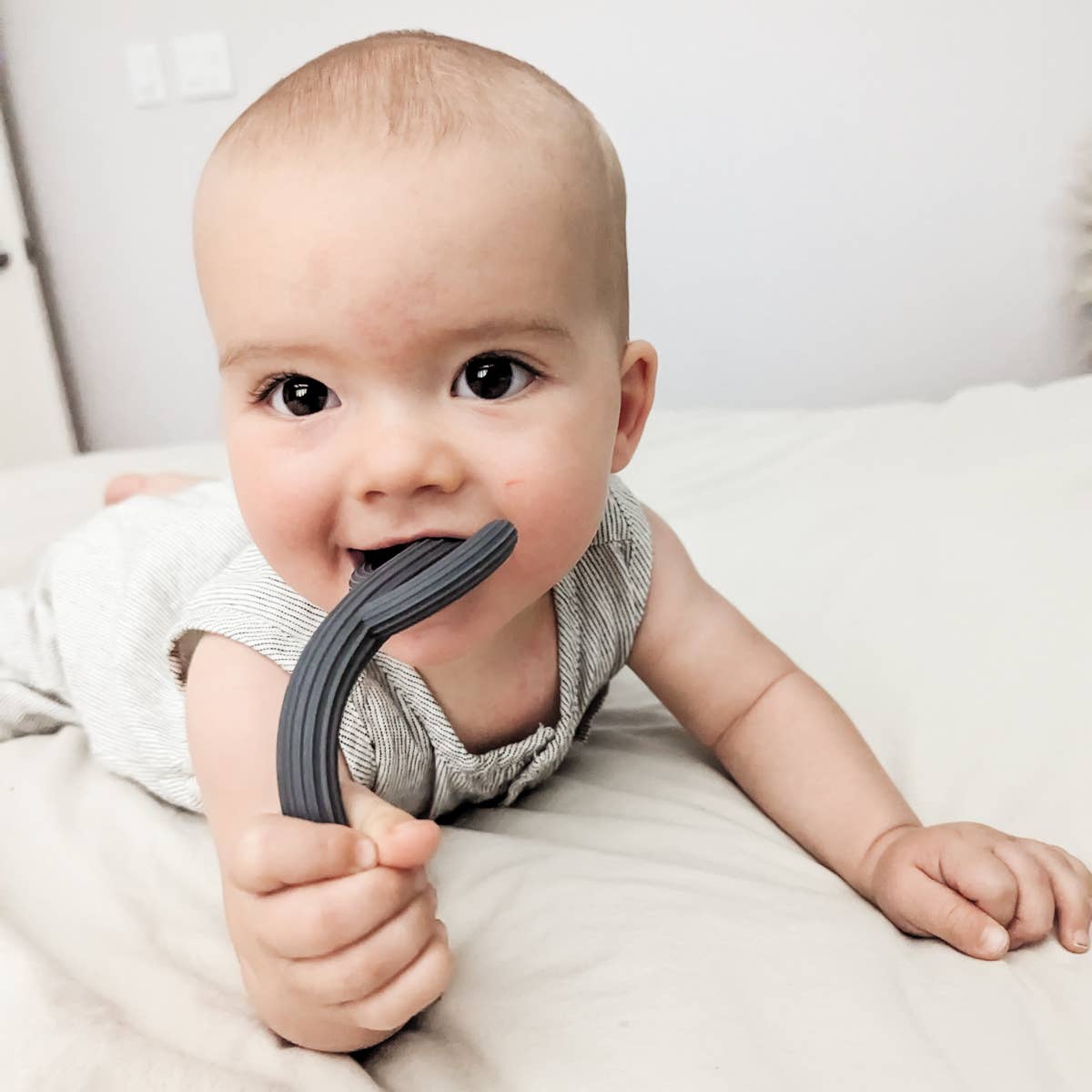 Cactus Silicone Teether/Straw