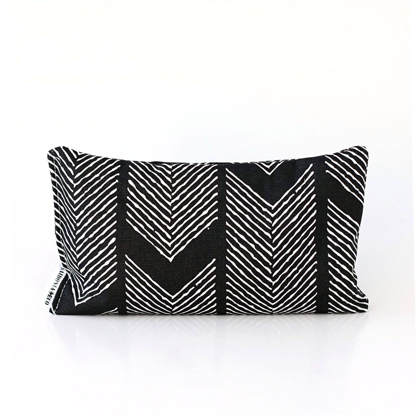 Lavender Eye Pillow - Monochrome Chevron