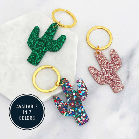 Cactus Keyring