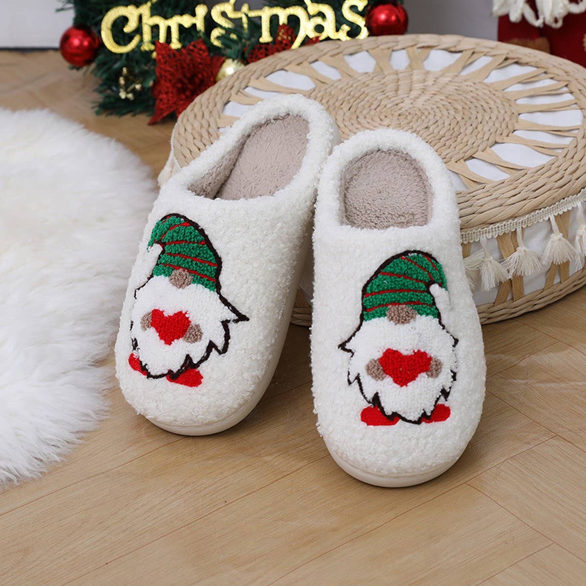 CHRISTMAS DWARF COTTON SLIPPERS