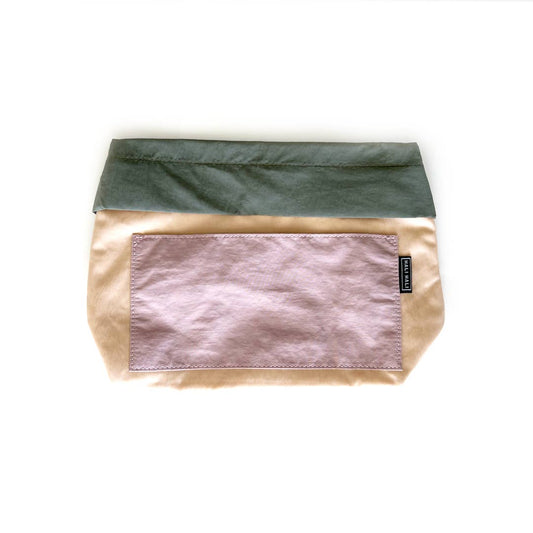 Large Pouch - Nude/Moss