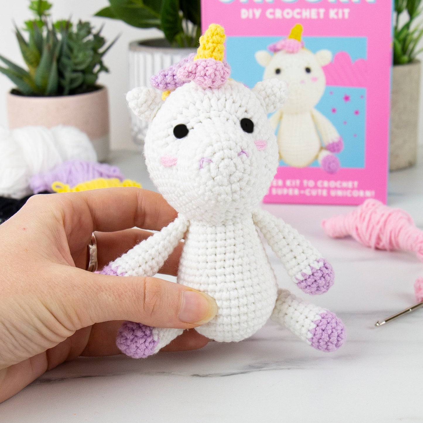 Cute Unicorn DIY Kawaii Crochet Kit