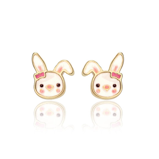 Easter Bunny Cutie Stud Earrings