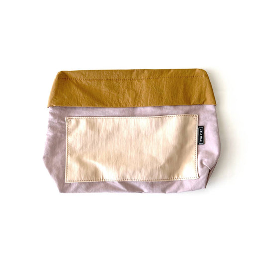 Large Pouch - Dusty Rose/Mustard