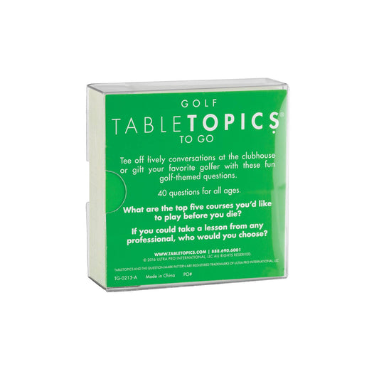 Golf Table Topics