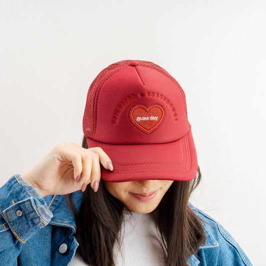 Game Day Trucker Hat - Burgundy