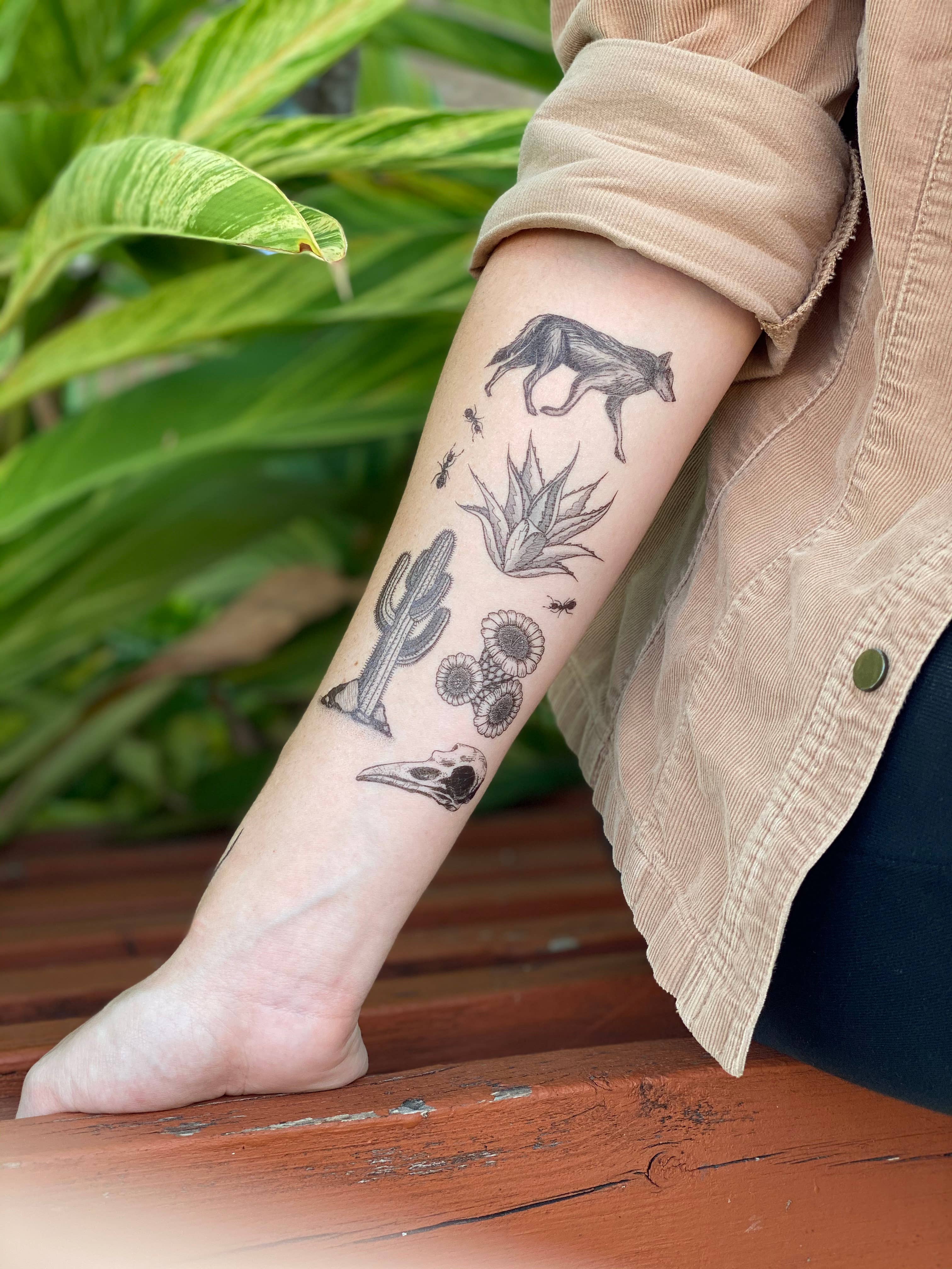 Desert Tattoo Flash Sheet | LOYALTY& LOVE TATTOO CLUB S.McCauley Tattooer