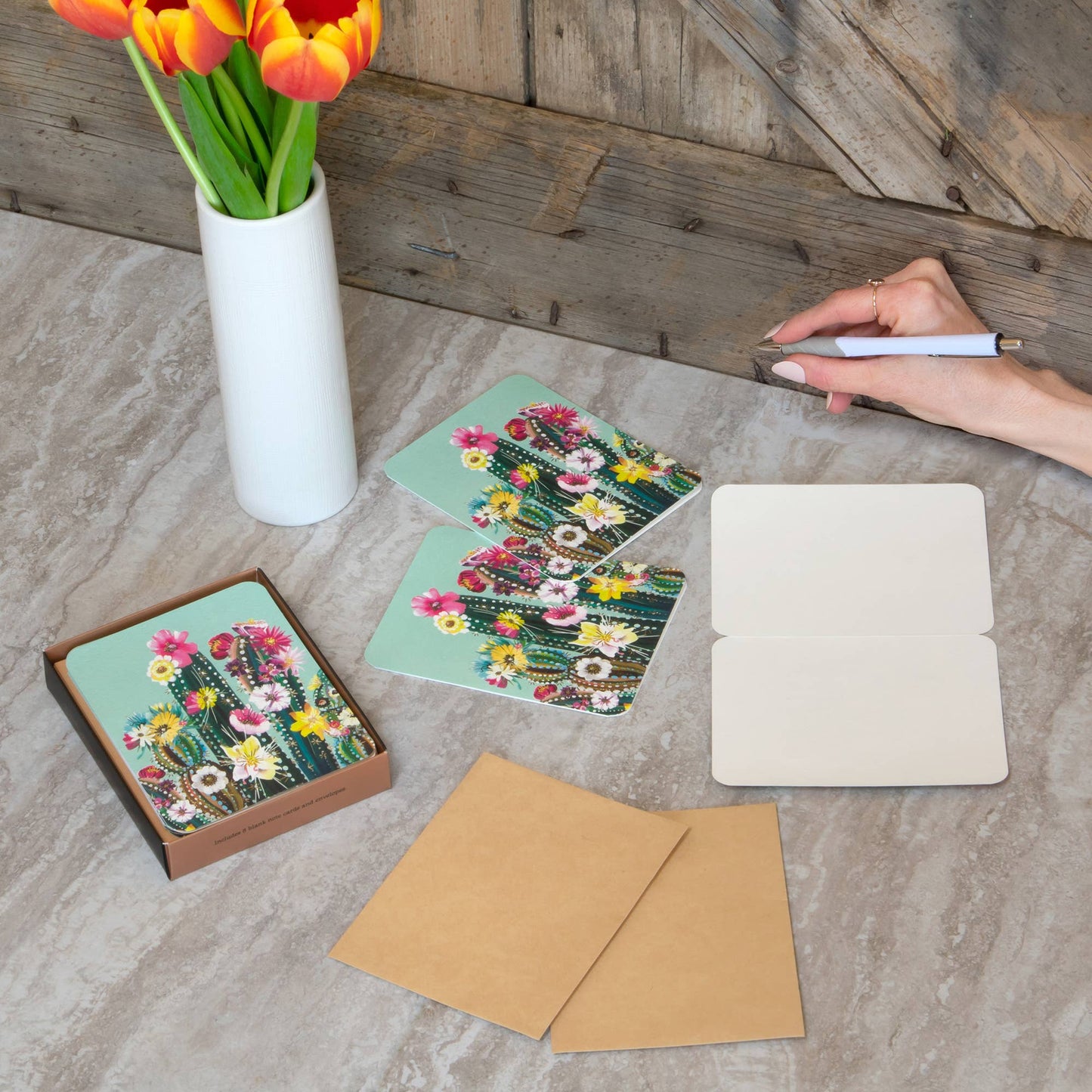 Desert Blossoms Note Cards