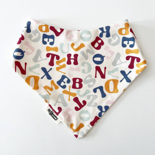 Organic Bandana Bib | Reading| Handmade in the US