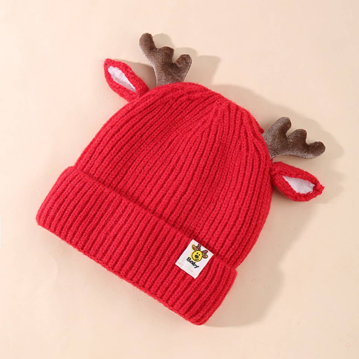 Christmas Deer Knitted Hat