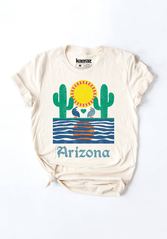 Quail Mirage Arizona Tee