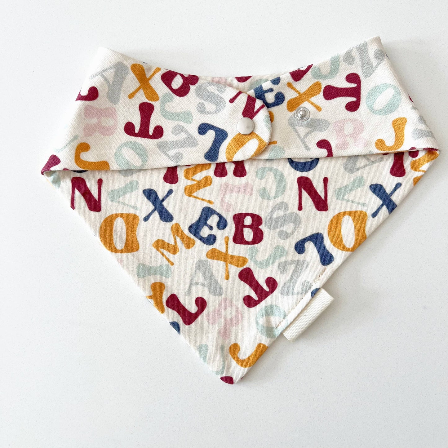 Organic Bandana Bib | Reading| Handmade in the US