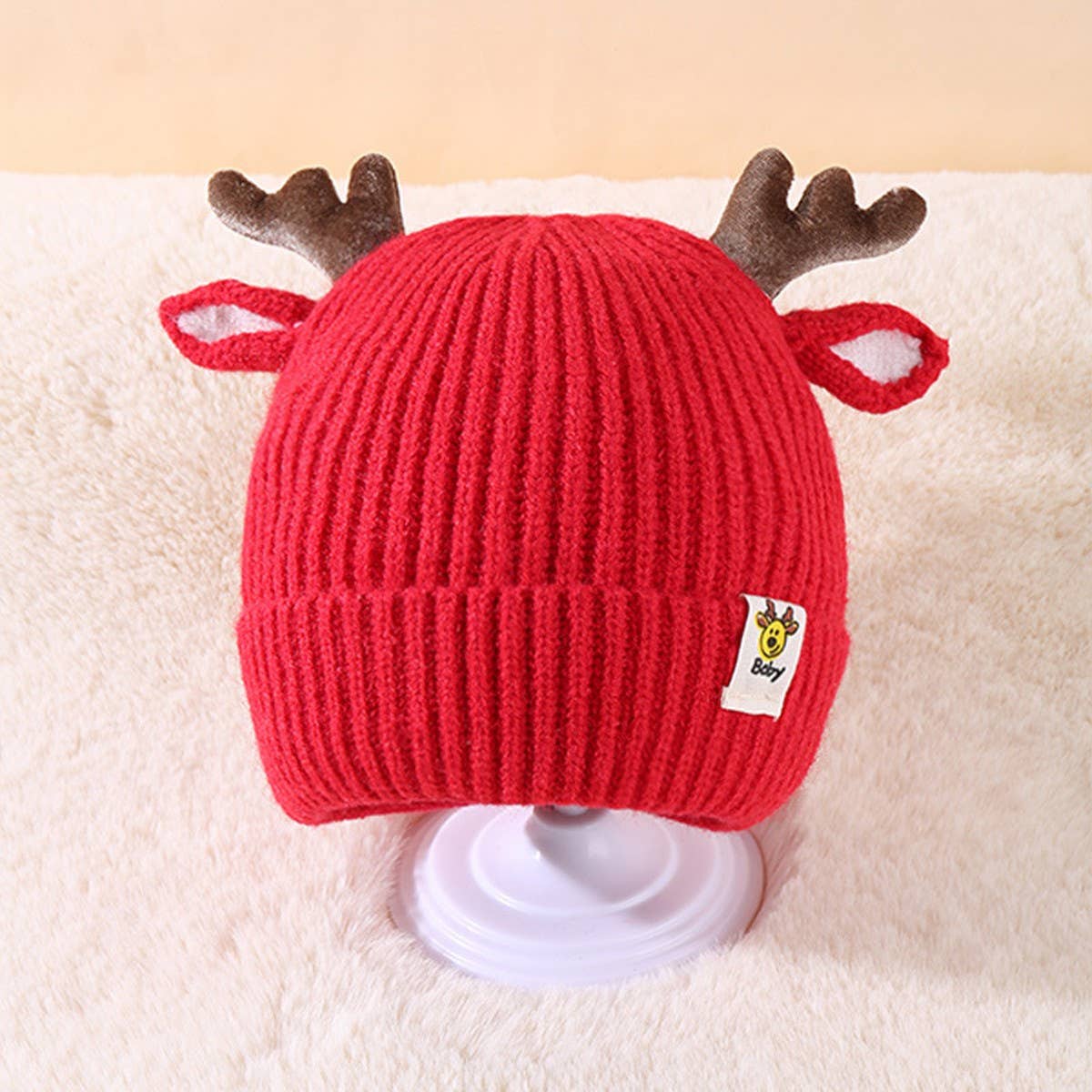 Christmas Deer Knitted Hat