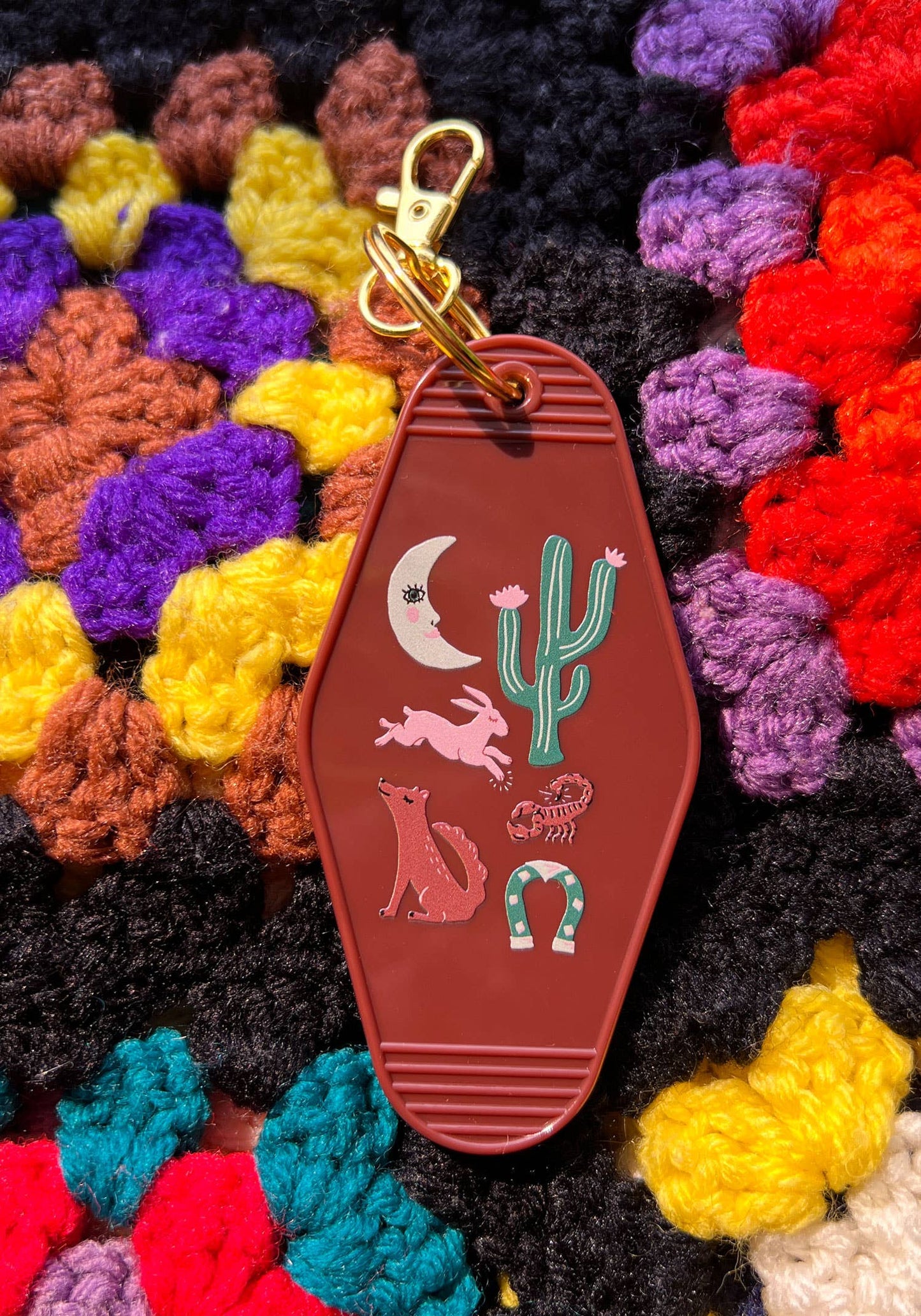 Desert Luck Motel Keychain