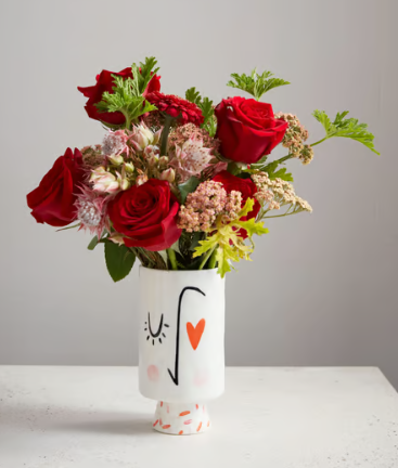 Heart Eye vase