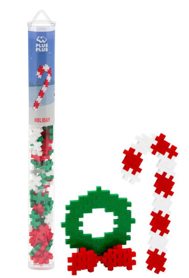 Plus Plus 3D Holiday Puzzle Tubes