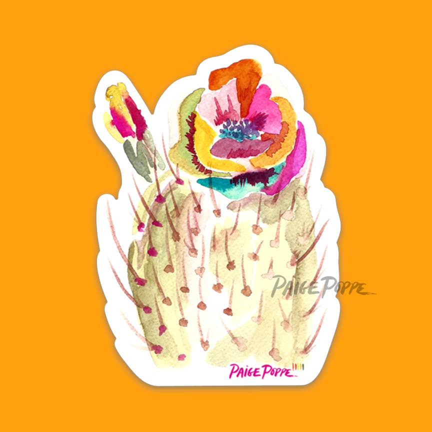 "Technicolor Bloom" Diecut Sticker