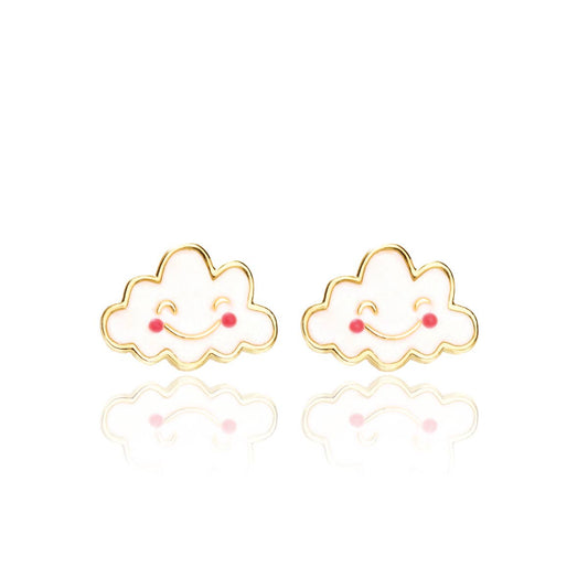 Happy Cloud Cutie Stud Earrings