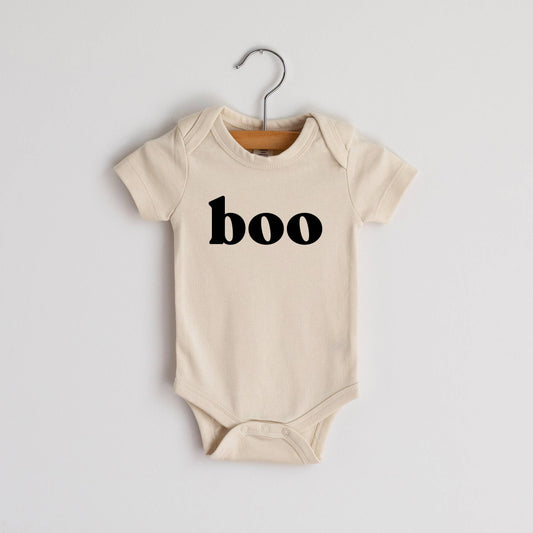 Cream Boo Organic Baby Bodysuit