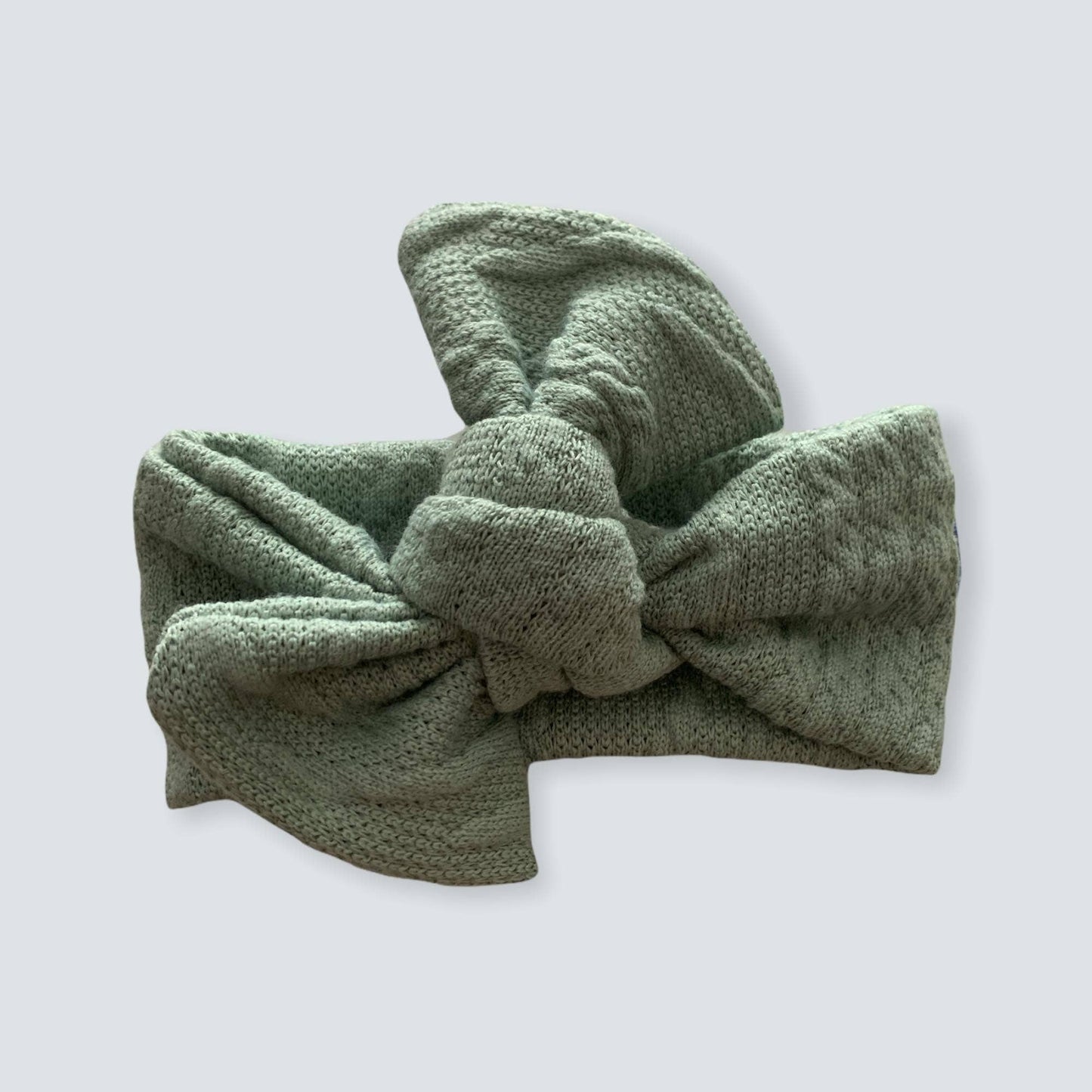 EG Handmade Sweater Bow knot - Sage Green