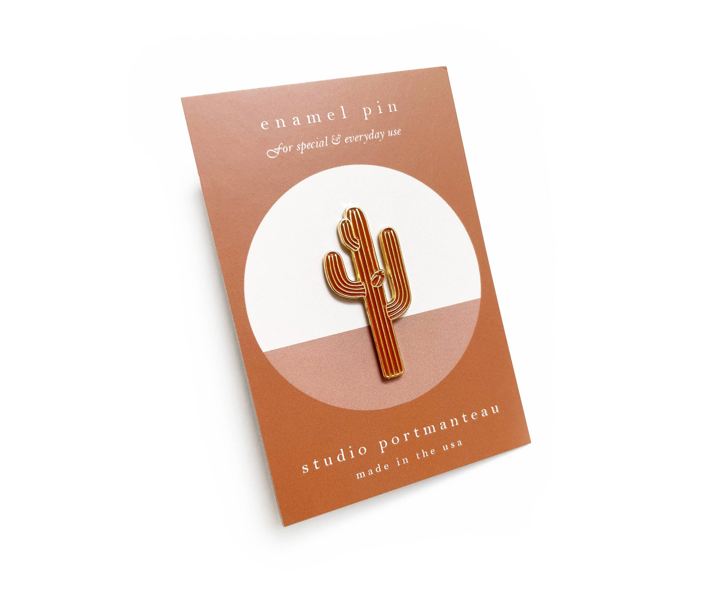 Saguaro Cactus Enamel Pin | Desert Gift