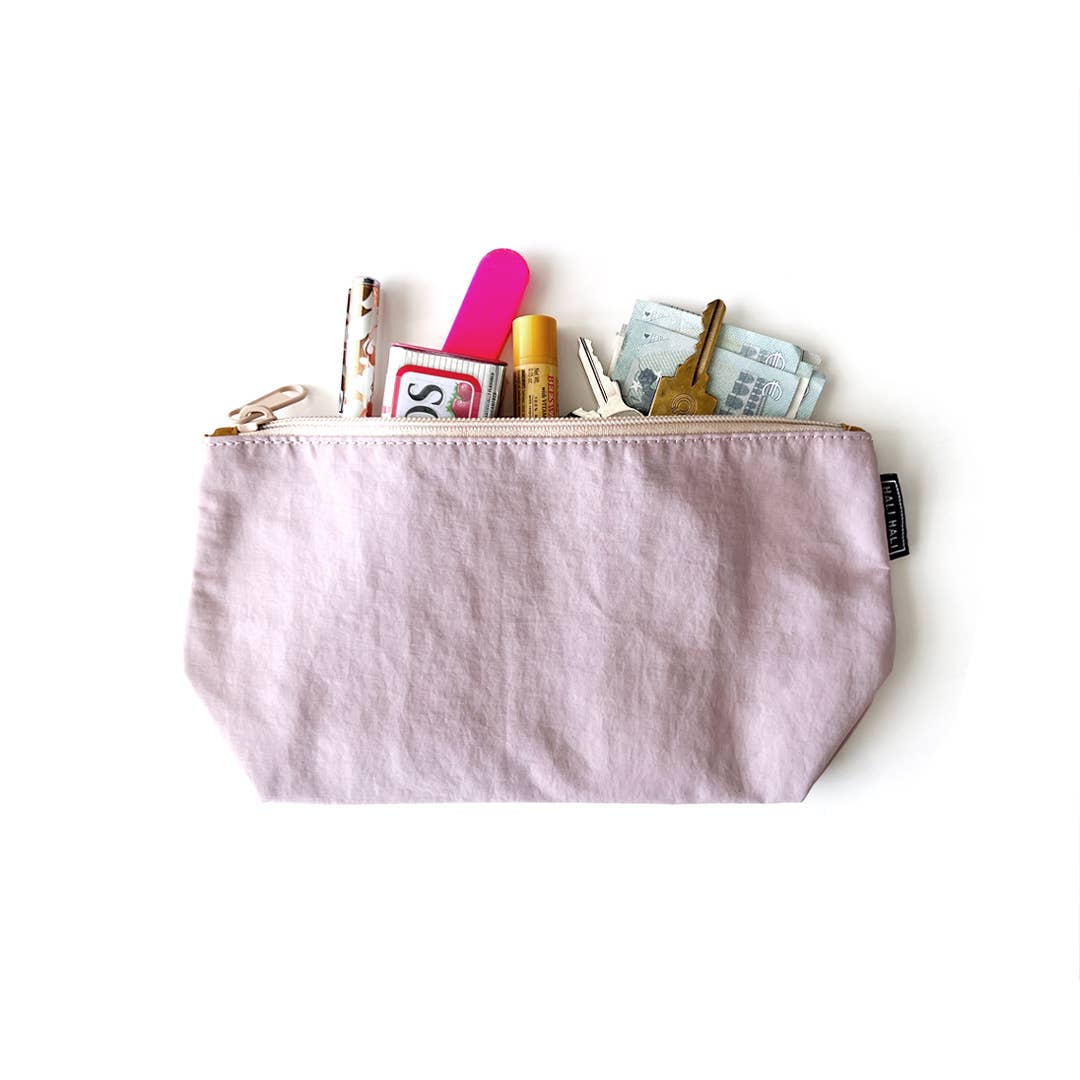 Small Pouch - Dusty Rose/Mustard