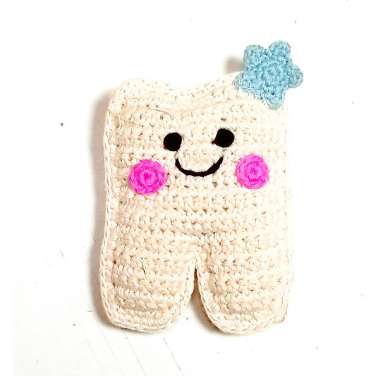 Friendly Plush Tooth with Pocket