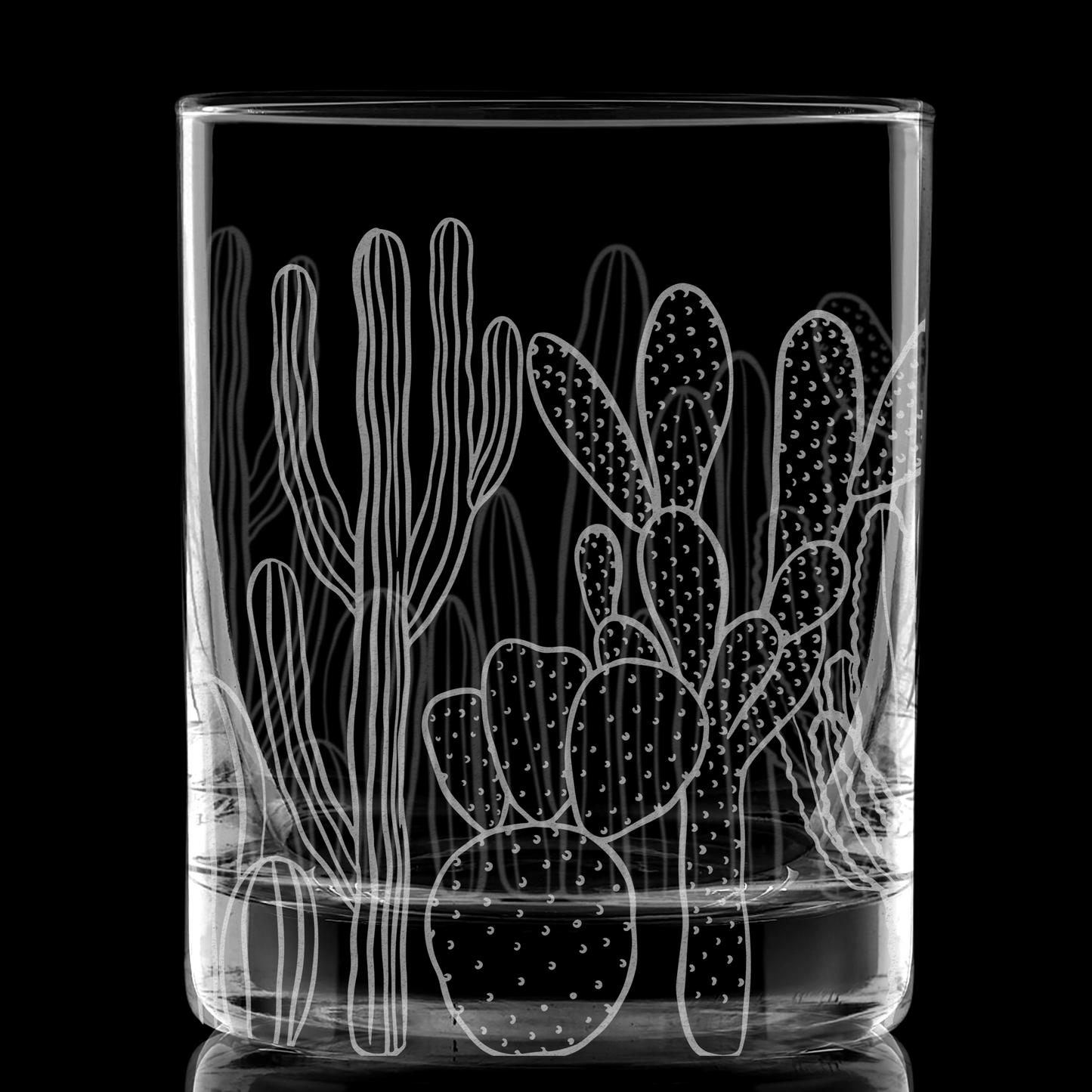 SOUTHWEST DESERT FLORA Whiskey Glass