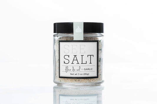 Fleur de Sel Sea Salt + Roasted Garlic