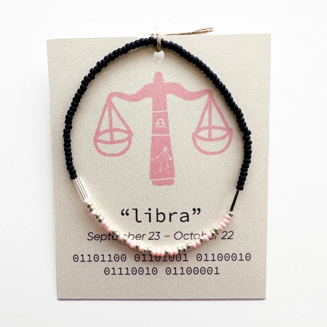 Uplighten Zodiac Binary Code Bracelets