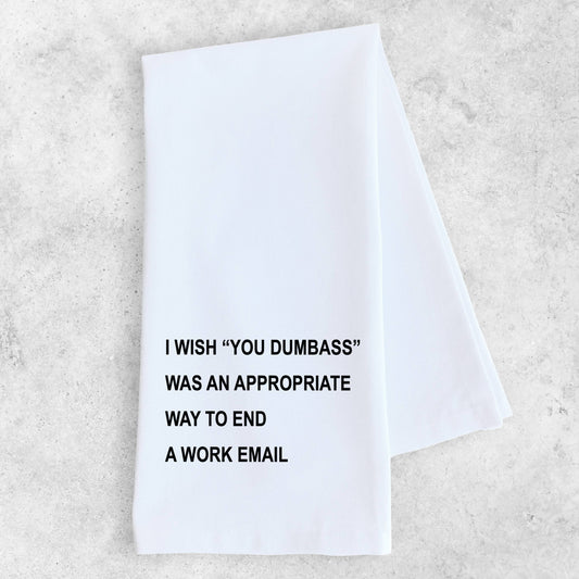 Work Email - Tea Towel