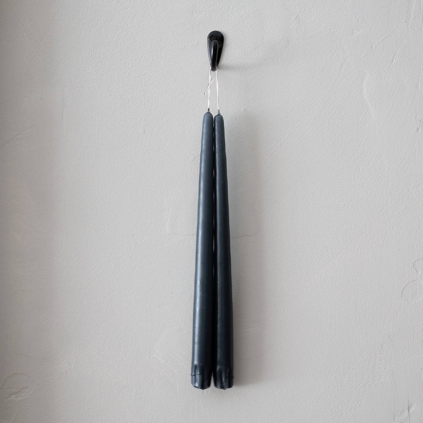 Taper Candles - Pair Charcoal