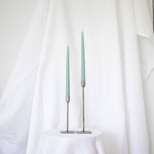 Taper Candles - Pair Sage