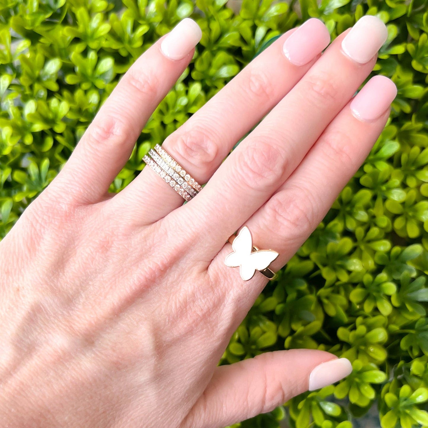 Enamel Fidget Spinner Anxiety Rings, Worry Ring: Out of this World (Planet)