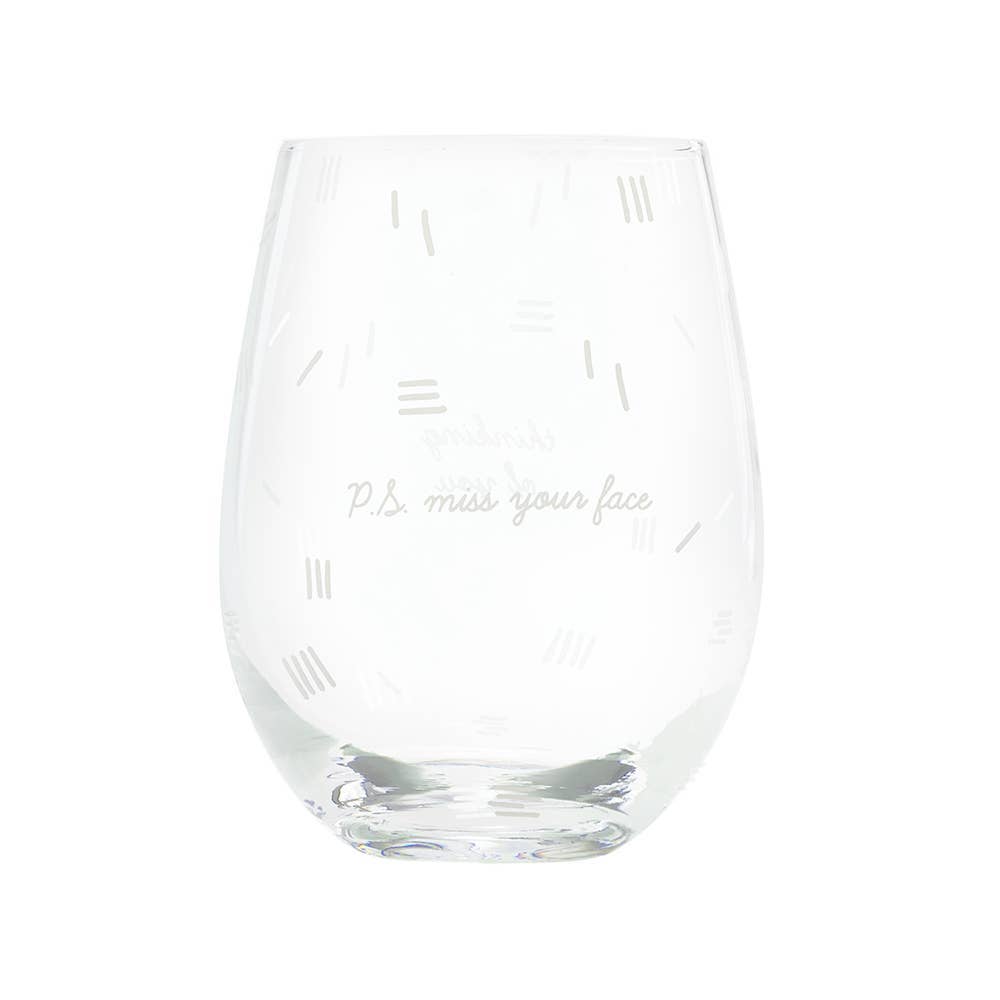 Thinking Of You Wine Glass