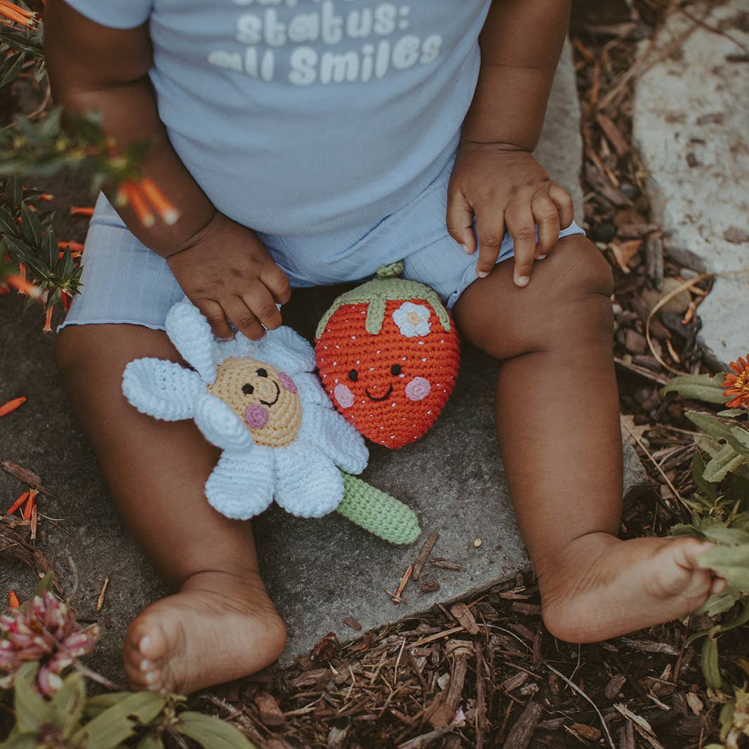 Strawberry Food Rattle